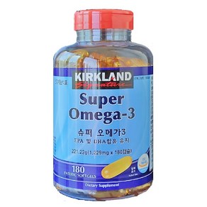 커클랜드 슈퍼 오메가3 1 229mg X 180캡슐