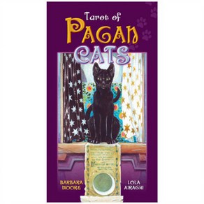 정품 페이건캣츠 타로카드 한글매뉴얼 주머니제공 Pagan Cats taot, 1개