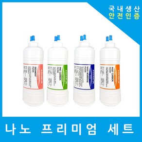 쿠쿠정수기필터 호환 CP-G501HW 프리미엄 전체세트, 프리미엄세트 6인치단방향4개