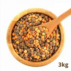 캐나다 100% 렌틸콩 렌즈콩 주스 레드 블랙 믹스 수용성 식이섬유 효능 추천 먹는법 lentil bean, 3개, 1g