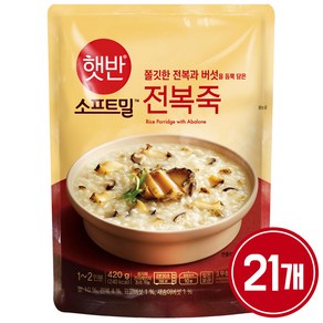 비비고 전복죽, 420g, 21개