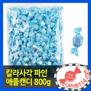 고려식품 칼라사각캔디 800g, 파인애플, 1개