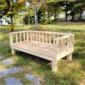 마당인테리어 농막평상 옥상 원두막 만들기 야외평상 야외정자 미니정자 등받이정자 분리형평상 미니평상 낙엽송 원목 실내사용가능, 등받이형평상