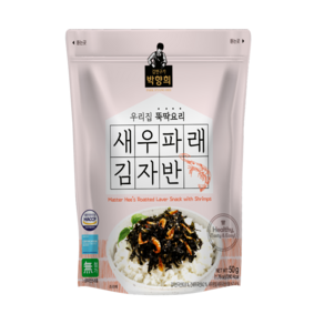 좋은원초김박향희김자반새우파래50g×4, 4개