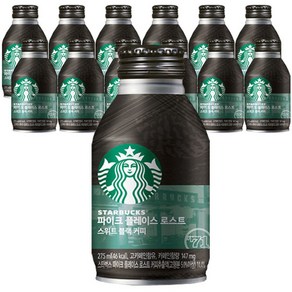 스타벅스 파이크플레이스 커피 스위트블랙 275ml X 12캔, 1세트