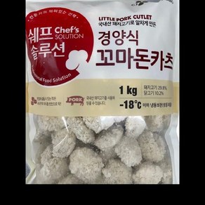 꼬마돈가스 CJ 1KG, 1개