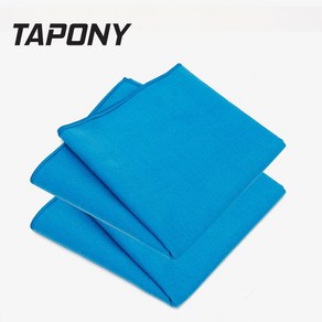 TAPONY 초극세사 건식타월 80x40cm 1+1 타올 부드러운 수건 수영 헬스, 블루+블루, 2개