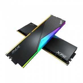 [공식수입사] ADATA XPG DDR5-6000 CL30 LANCER RGB 블랙 패키지 (32GB(16Gx2)), AX5U6000C3016G-DCLARBK, 2개