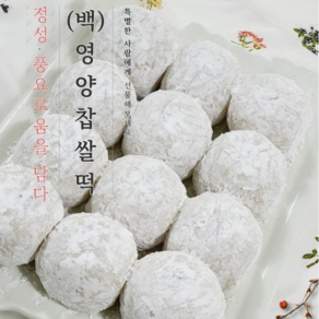 떡통령/ 백영양 찹쌀떡 100g 20입 2kg 2박스 착한가격 선물용 깔끔포장 영양 간식으로