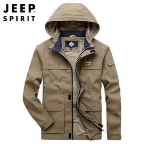 JEEP SPIRIT 지프 스피릿 봄가을 남성 바람막이 사파리 자켓 후드 자켓 8119+양말