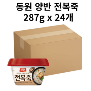 동원에프엔비 양반 전복죽, 287g, 24개