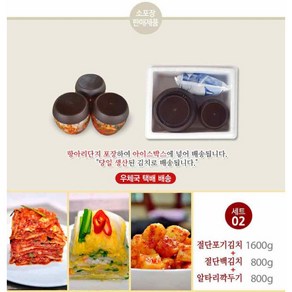 태백고원김치세트2(포기김치백김치알타리깍두기), 1개