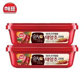 해표 순창궁 우리햅쌀 고추장, 170g, 2개