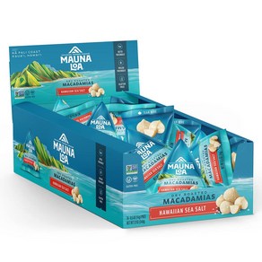 Mauna Loa Dry 마우나로아 솔티드 마카다미아 삼각팩 14g 24팩입 Hawaiian Sea Salt