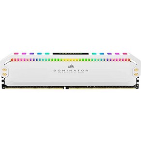 커세어 Cosai 도미네이터 플래티넘 RGB 16GB2x8GB DDR4 3200 C16 데스크탑 메모리 화이트