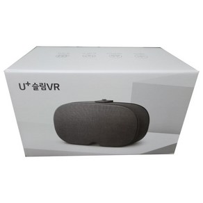 U+ 슬림 VR 가상현실 헤드셋 컨트롤러 미개봉 새제품, 미개봉 블랙, 1개