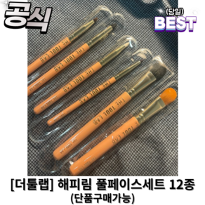 [100%정품] 더툴랩 해피림 풀페이스 세트 12종 THE TOOL LAB [단품구매] 152 수프림 157 라이트 163 미디엄 205 아이스머지, 1개, 235 펜슬브러쉬