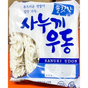 이츠웰 사누끼 우동면 1150g [ 230g x5 ] 냉동우동면 우동사리 우동숙면, 2개