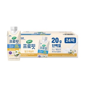 셀렉스 프로핏 우유단백질 드링크믹스 RTD 밀크 바닐라, 250ml, 24개