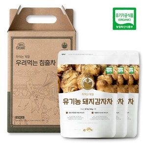 차익는계절 유기농 돼지감자차 선물세트 (130g x 3봉), 130g, 3개