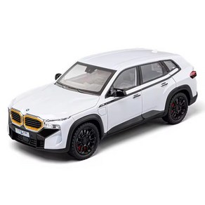 다이캐스트 1:24 BMW XM 모델 비엠 합금 고퀄리티 모형 장식, 1개, 화이트