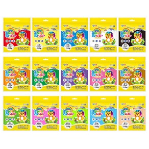 종이나라 클레이나라110g 15색상 지퍼백제품 클레이, 초록, 110g, 1개