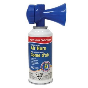 SeaSense Air Horn – Large Size (3.5 oz) 118 dB – SeaSense 에어 혼 – 대형(3.5oz) 118dB – 시끄러운 1마일 범위 E