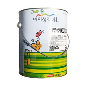 삼화페인트 벽지페인트 4L 셀프 벽 친환경 수성 페인트