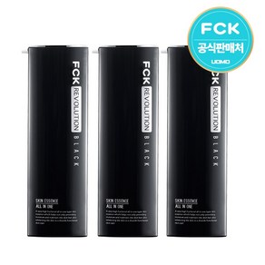 휠라 레볼루션 블랙 올인원 로션 3세트 남자 화장품 추천, 130ml, 3개