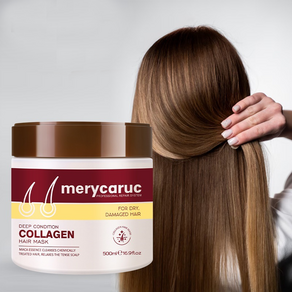 정품 meycauc 머리카락 딥 컨디션 콜라겐 헤어마스크 500ml 대용량 (판매자 수연패션 꼭 확인하세요), 1개