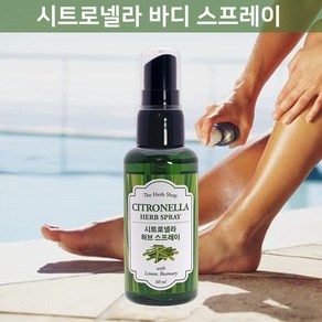 야외활동 필수 벌레접근금지 - 시트로넬라 바디 스프레이(60ml), 1개