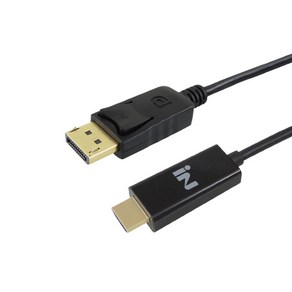 인네트워크 디스플레이포트 1.2 to HDMI 케이블 3m IN-DPH03