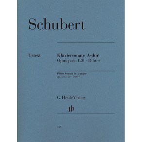 Schubet - Piano Sonata A majo op. post. 120 D 664 슈베르트 - 피아노 소나타 13번 Henle 헨레