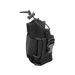 Molle 워키토키 파우치 소프트 홀스터 범용 무선 라디오 문짝 거치대 모토로라 스테이션 커버 접촉 장치 케이스, [01] Black, 1개