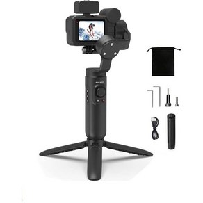 INKEE Falcon Plus Gimbal Stabilize fo GoPo Heo 11/10/9/8/7/6/5 Osmo Action Insta360 스포츠 카메라 3축, 1개