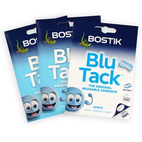 [Bostik] 블루택 50g 2개 + 화이트, 1세트