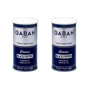 GABAN 가반 후추 굵은입자 블랙페퍼 420g x 2개 일본후추