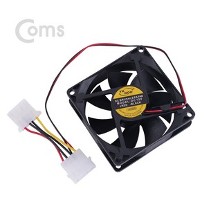 (COMS) 케이스 팬쿨러 80mm/NA959/DC 12V/4핀전원 NA959, 1개