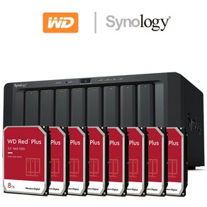 시놀로지 DS1821+ 64TB 나스 WD RED Plus 8TB x 8EA NAS 초기설정 원격지원