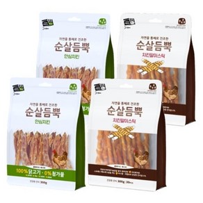 기타 건강한 간식 순살듬뿍 300g (안심치킨 2개 + 치킨말이 ) (합 4개)