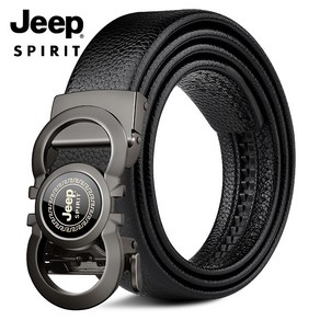 JEEPSPIRIT 정품 캐주얼 자동 가죽 벨트 OM18CD996BT0469 + JEEP정품 벨트포장박스 증정