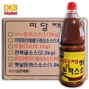 미담채 옛날돈까스 소스 박스 (1.9kg )