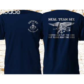 New Navy Seal Team 6 Six Devgu Silve Squadon Navy Black T Shit S-3XL 2021 Band T s