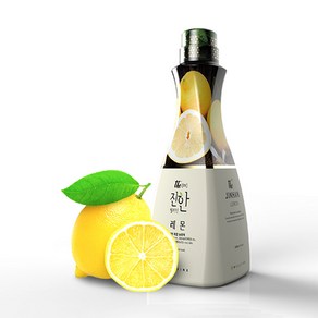 웰파인 더진한 레몬 농축액, 1.5L, 2개