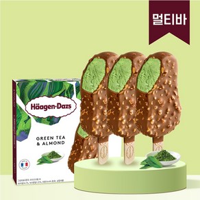 하겐다즈 아이스크림 멀티바_그린티앤아몬드, 1개, 473ml