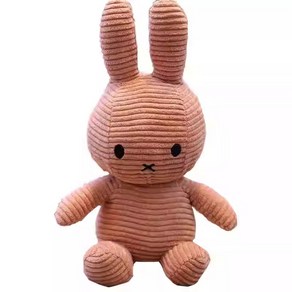 미피 코듀로이 컬렉션 봉제 인형 miffy, 25cm, D, 1개