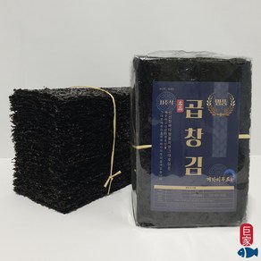 거가씨푸드 국내산 프리미엄 곱창김 50매 햇김 곱창돌김 생김, 1개, 200g