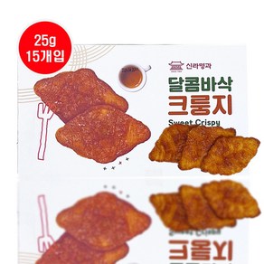 달콤바삭 크룽지 신라명과 코스트코 크룽지 간식, 370g, 1박스