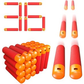 Nerf Mega Guns와 호환 가능한 메가 다트 리필 팩 N-Strike Mega 시리즈용 범용 메가 팩 리필 총알 9.5cm 72PCs