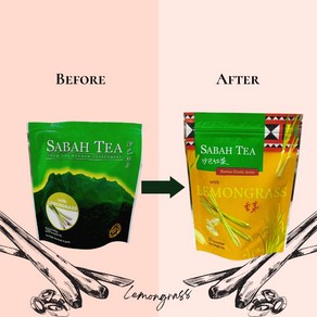 말레이시아 코타키나발루 사바티 레몬그라스 lemongass Tea 2g x15티백, 1개, 15개입, 30g